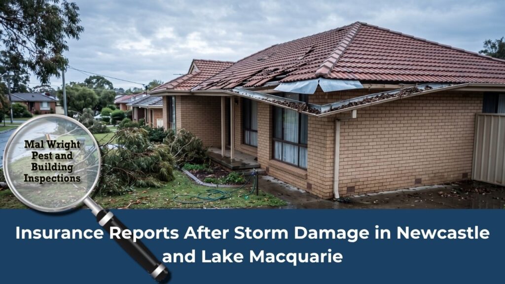 Insurance Reports After Storm Damage in Newcastle and Lake Macquarie